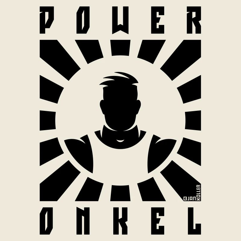 Power Onkel (Poweronkel / Strahlen / Black)