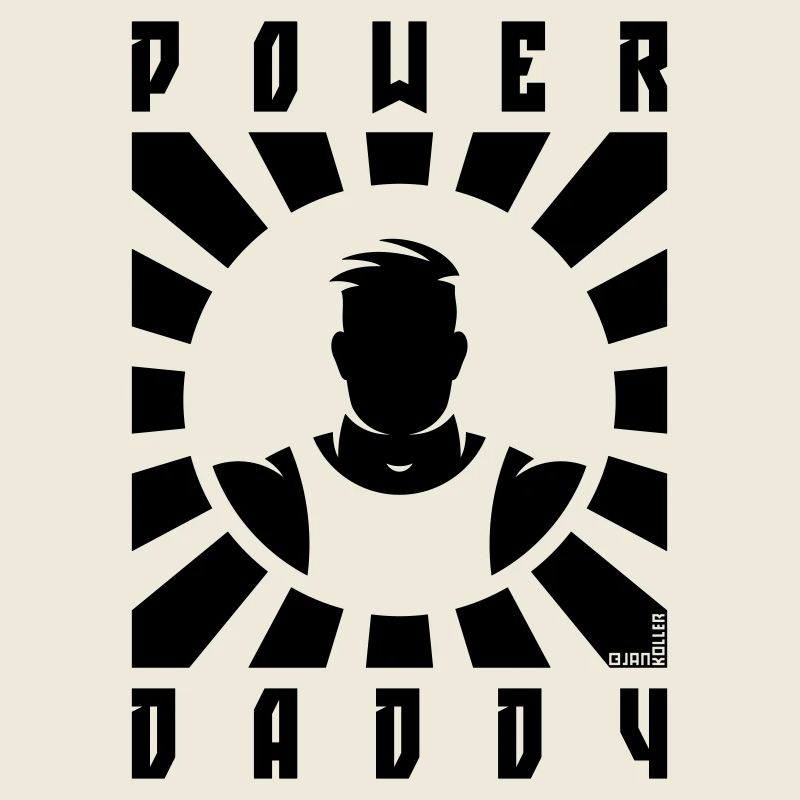 Power Daddy (Dad / Papa / Rays / Black)