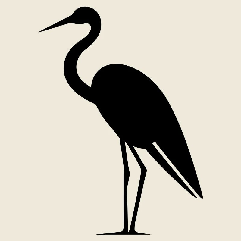 Simple petite cigogne