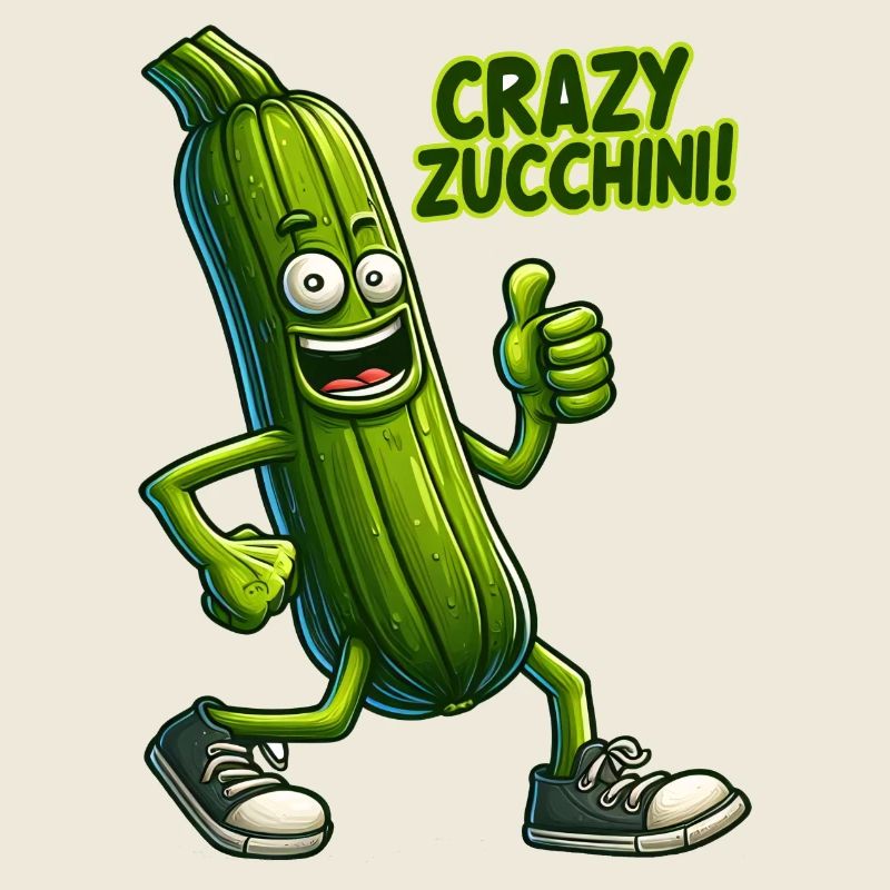 Crazy Veggies: Zucchini Thumbs Up