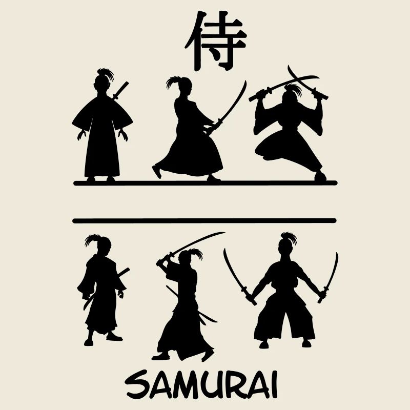 Samouraï avec des épées