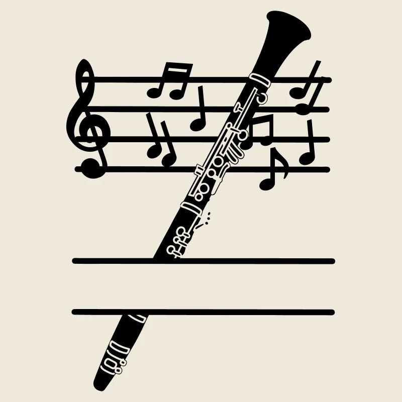 Clarinet musical tones wind instrument