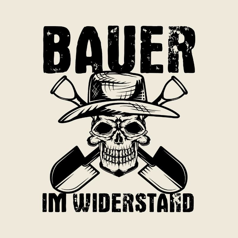 Bauer im Widerstand Landwirte Bauern
