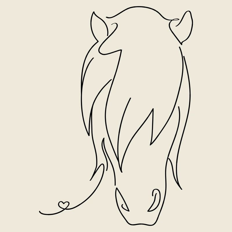 Pferd Silhouette