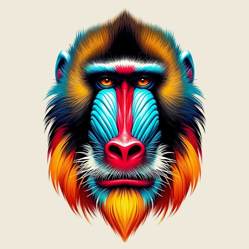 Mandrill-Affe
