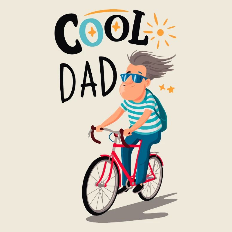 Cool Dad Radfahren