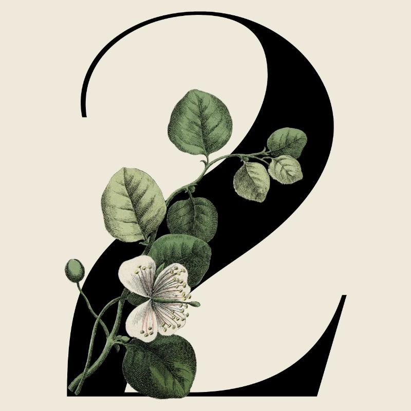 Nummer 2 Blumengrün - 2. Blumengeburtstag