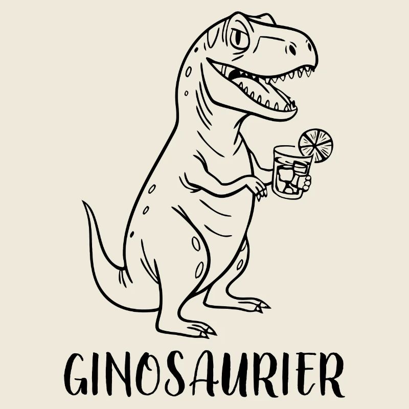 Ginosaur - Trex - Gin - Pun