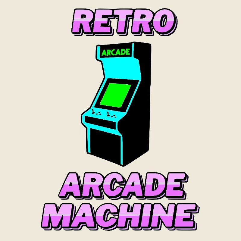 Retro arcade machine