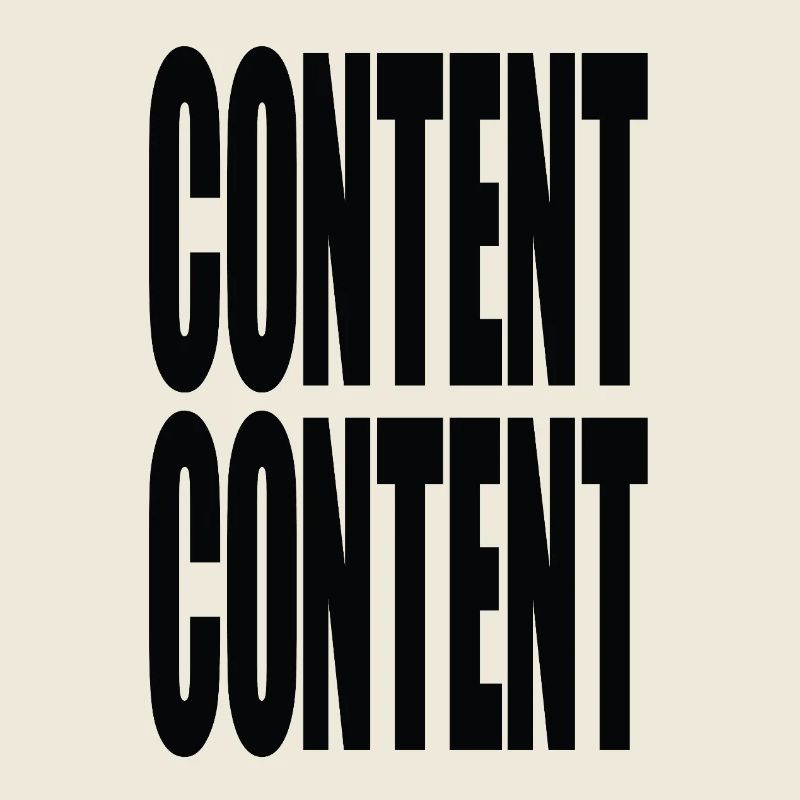 "Content Content" – For Creators, Nerds & Media Men