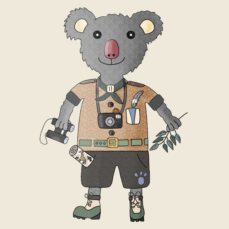 Koala Explorer Safari mit Eukalyptus