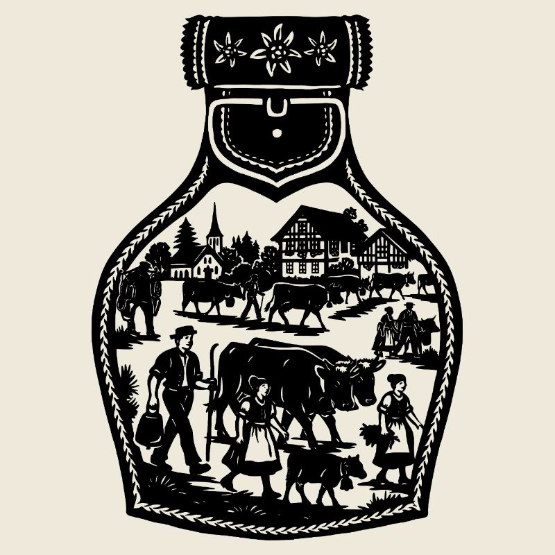 Alpabfahrt_black