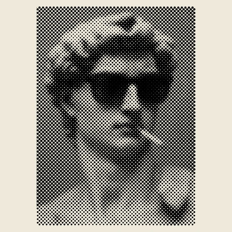 David Michelangelo smoking a cigarette