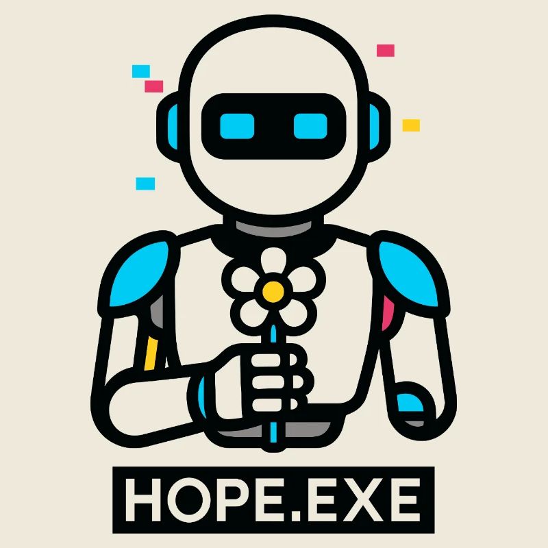 HOPE.EXE – Roboter mit Blume