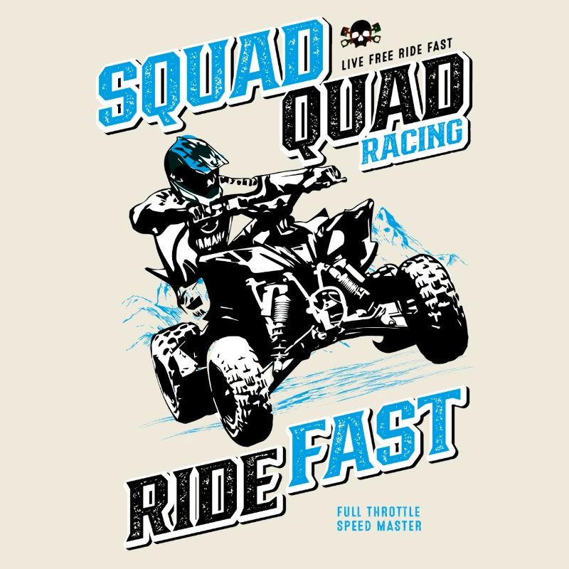 Vitesse de course en quad