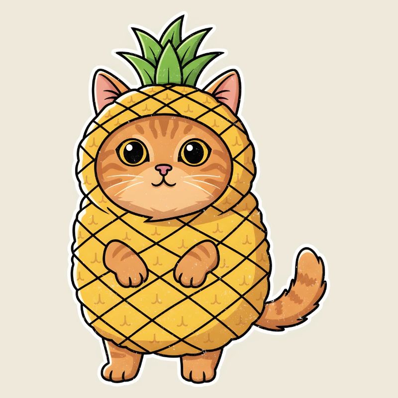 Ananas-Katze