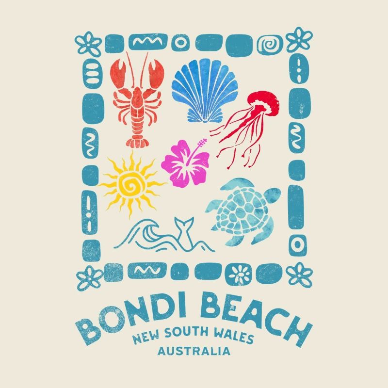 Motif Bondi Beach Australie