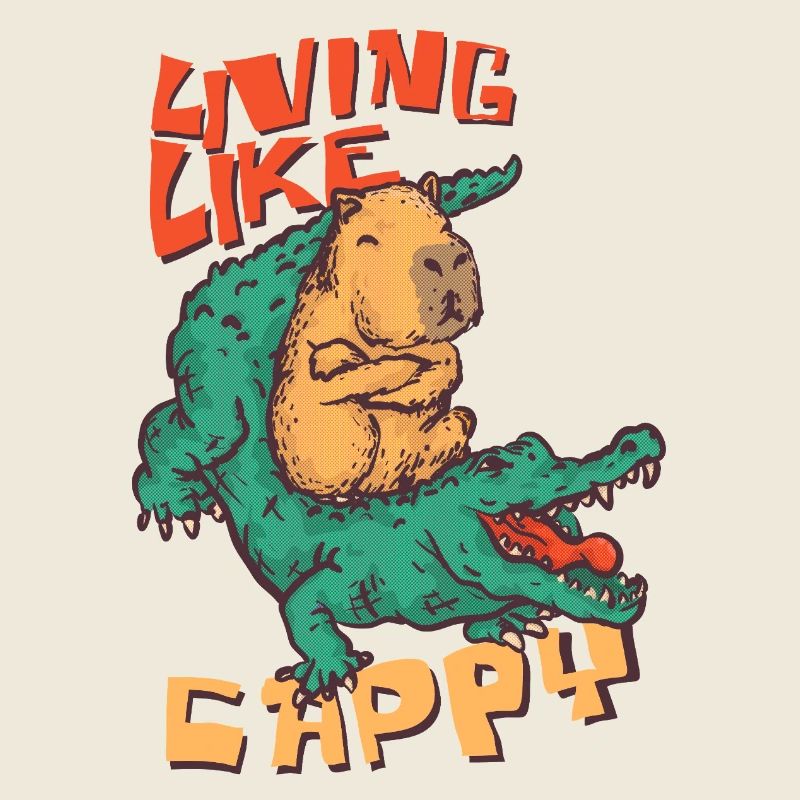 Vivre comme un Cappy - Cappybara Ride Crocodille