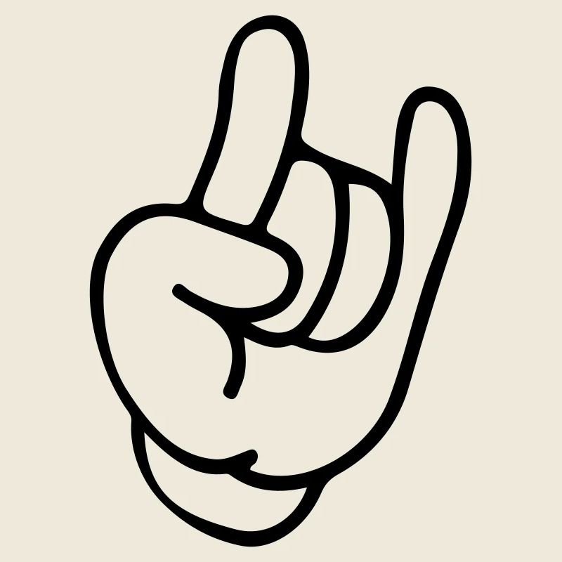 Hand Rock Symbol