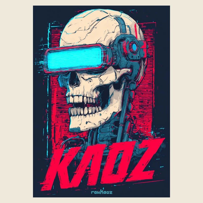 Kaoz Cyber Skull VR Neon