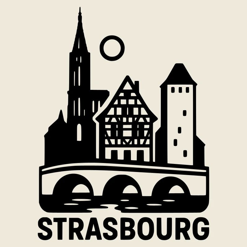 Strasbourg Silhouette