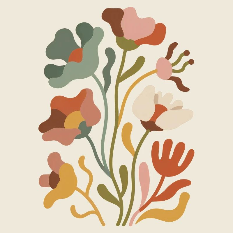 Boho Wildblumen – Blühende Harmonie