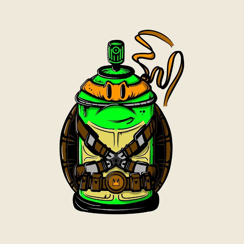 Tenue Grenade à pulvérisation vert fluo