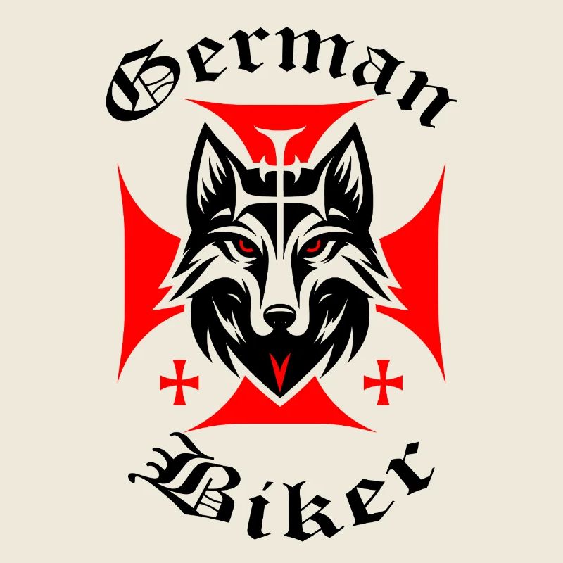Roter Wolf - German Biker
