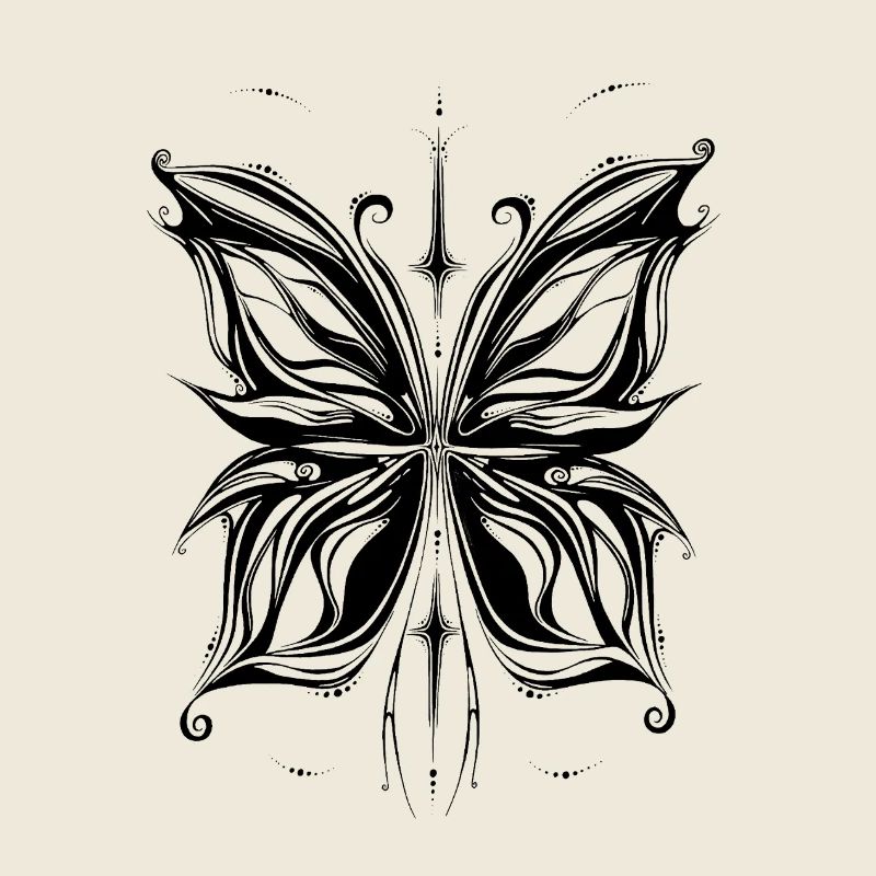 Dessiner le papillon