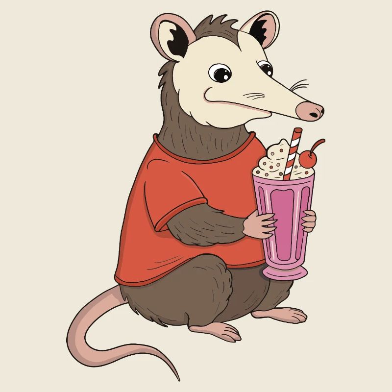 Délice milkshake à l’opossum
