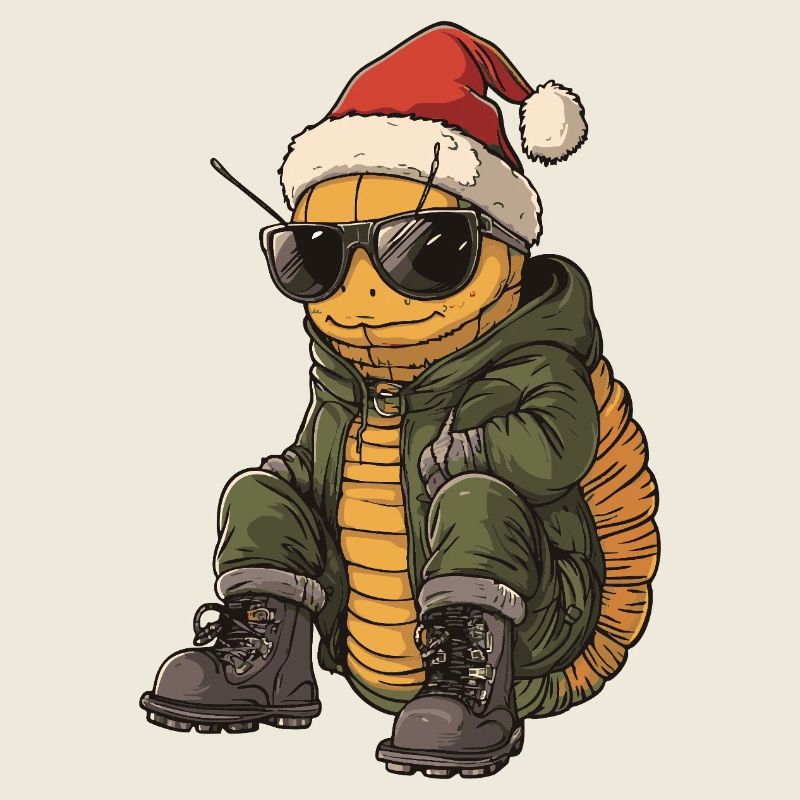 Worm Christmas Winter