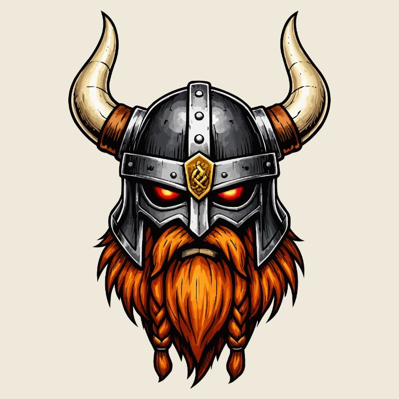 Wikinger Krieger Helm