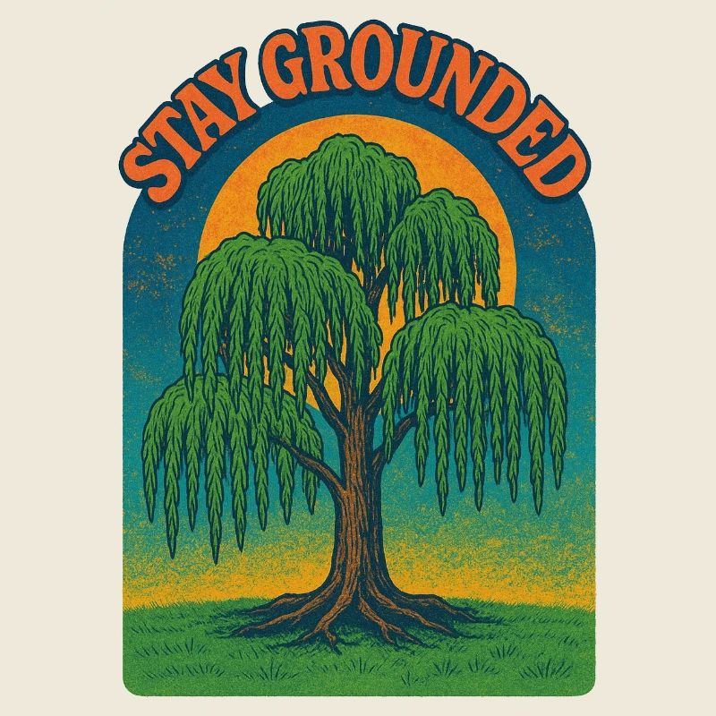 Stay Grounded Willow Sunset