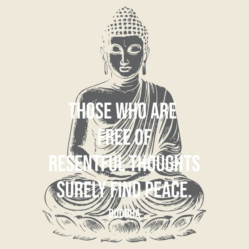 Friedlicher Geist-Buddha-Zitat