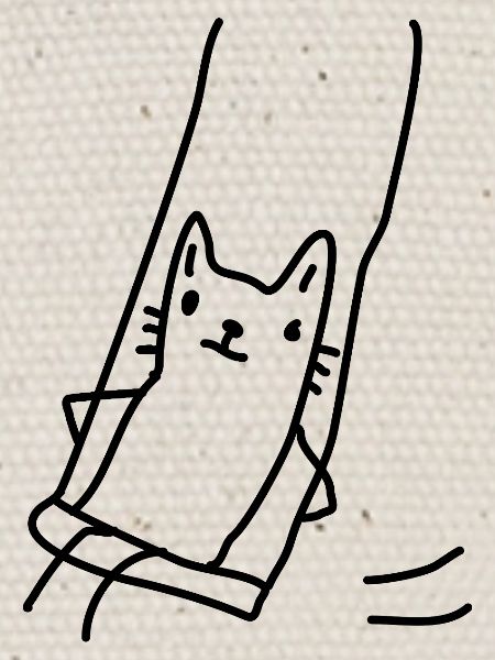 Cat swings