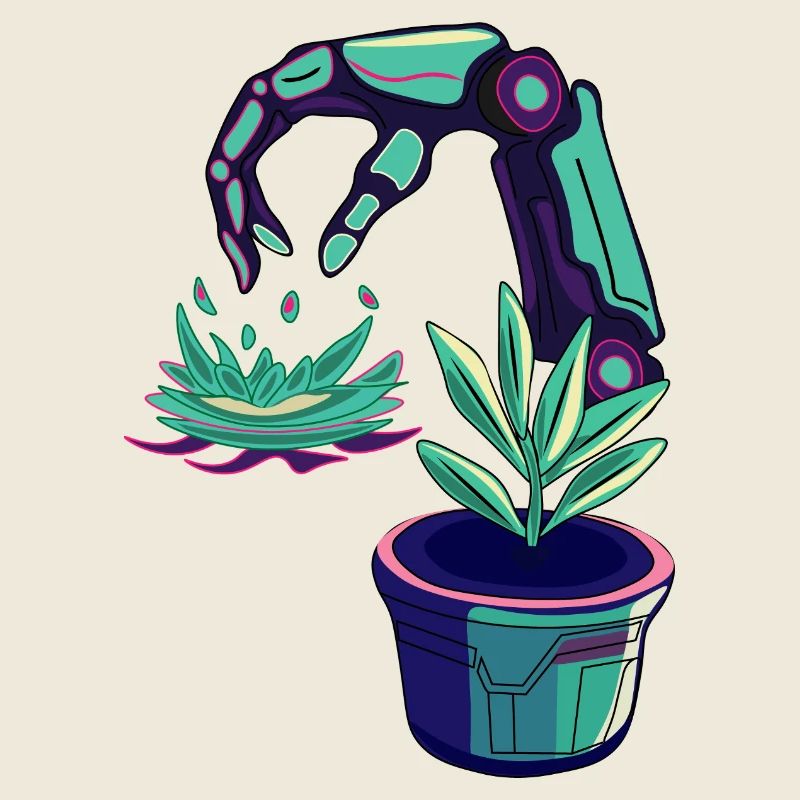 Robots néon