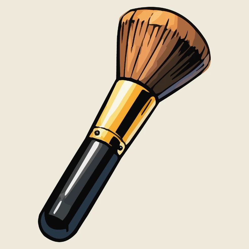 Makeup Brush Illustration