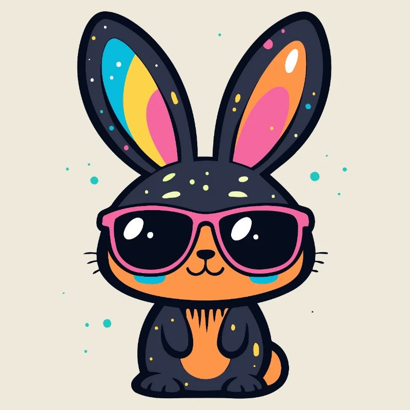 Lapin Party Lunettes cool