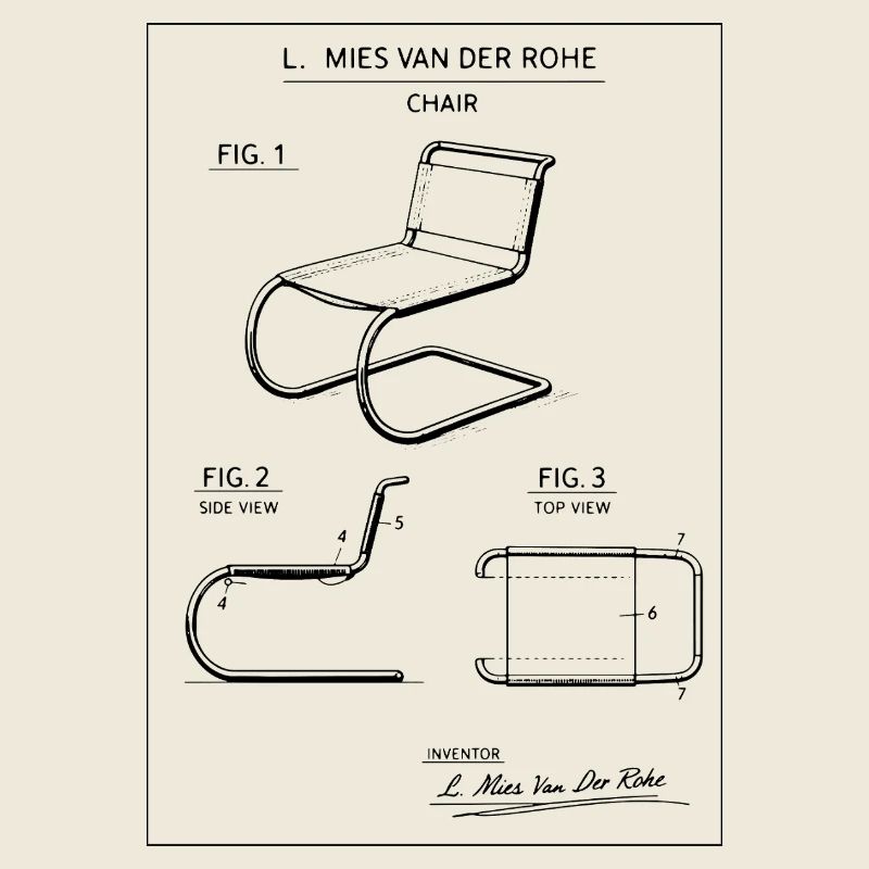 Modernes Stuhldesign