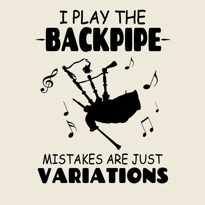 Ich spiele The Backpipe Errors sind nur Variationen