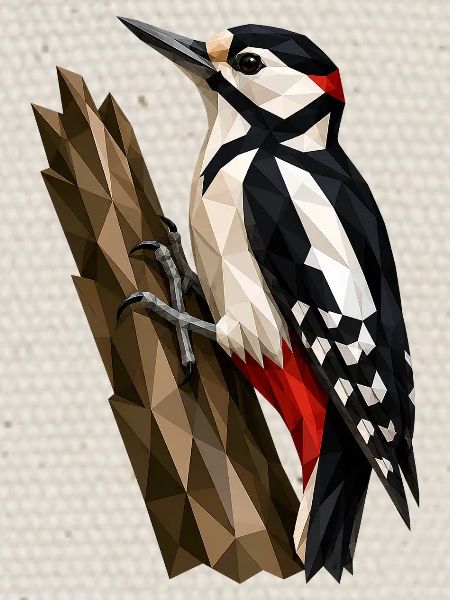 Polygonaler Waldspecht