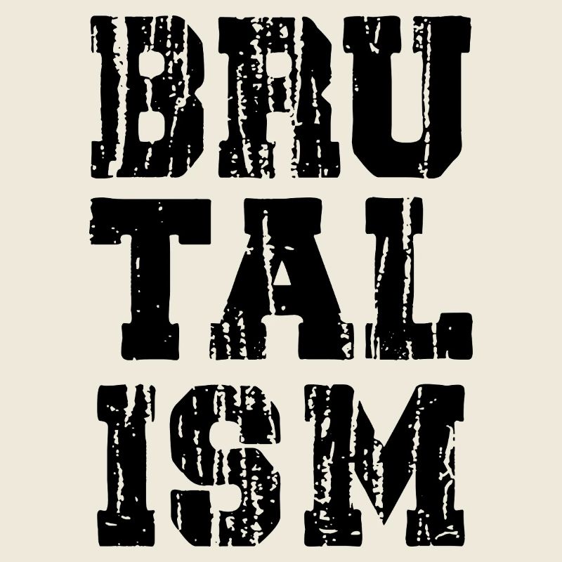Brutalisme : Typographie dégradée et audacieuse