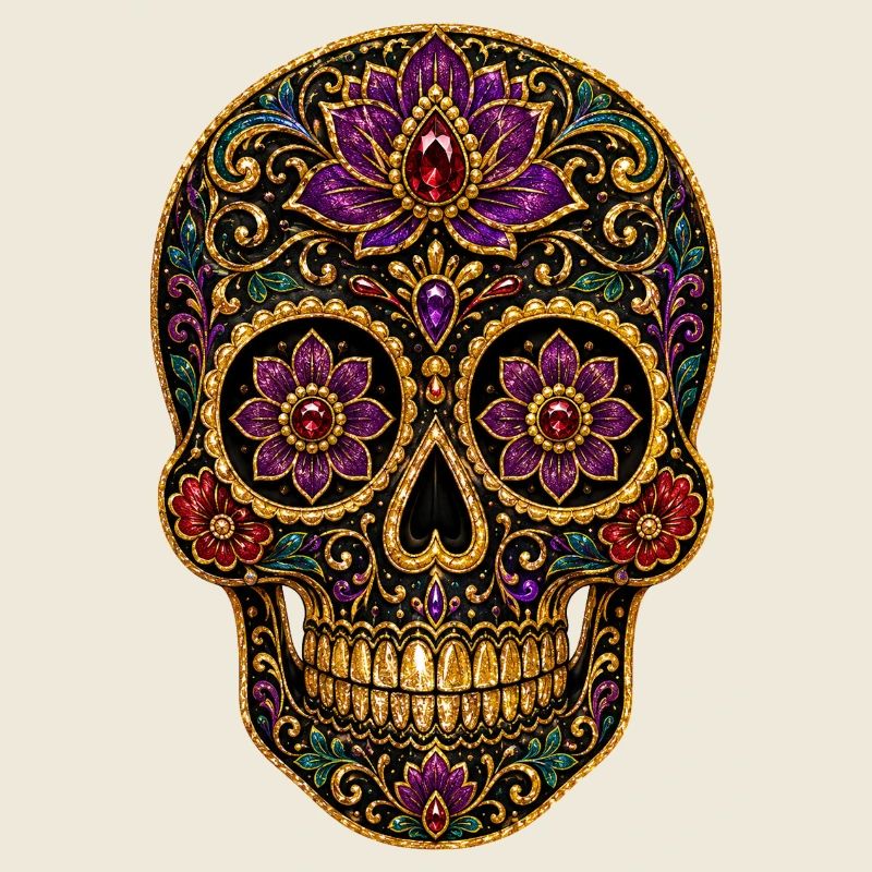 Opulenter Blumenkopf Schmuck