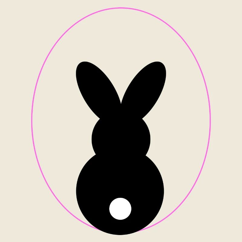 Hase in Eischlicht Schatten