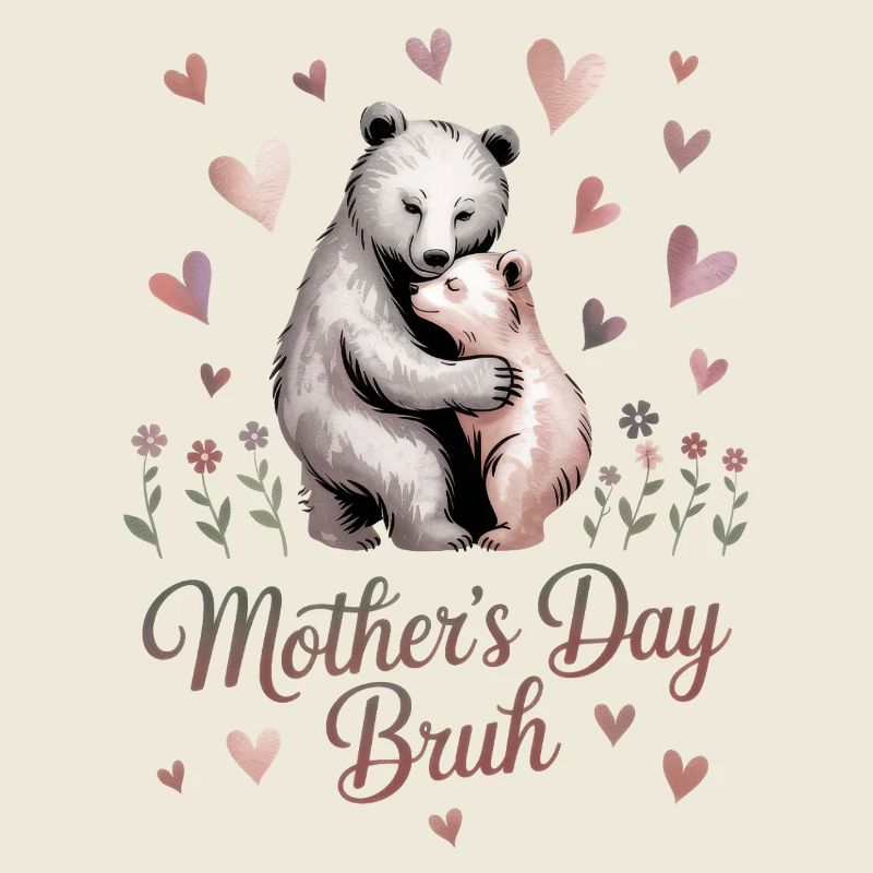 Muttertag Bruh Mutter Bär Mama