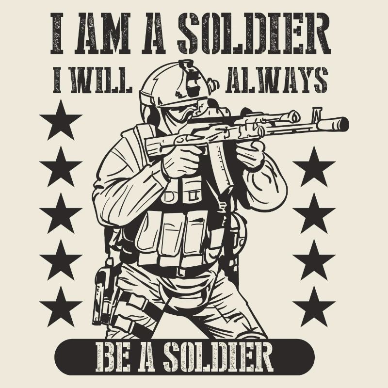 Ich bin ein Soldat und ich werde immer ein Soldat sein