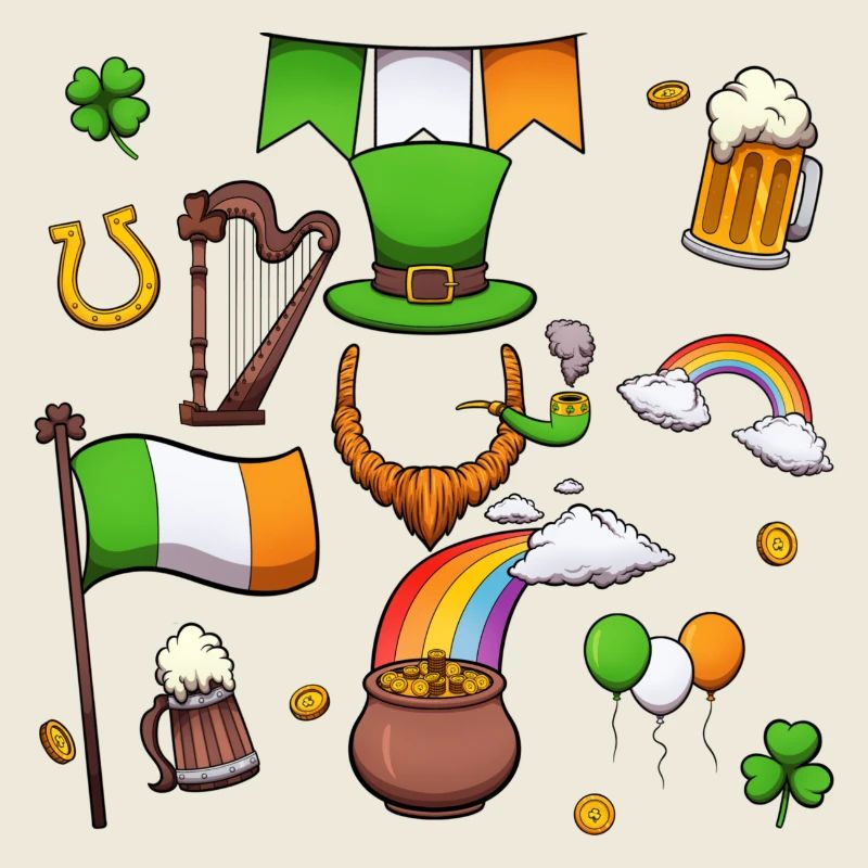 St. Patrick's Day Elemente