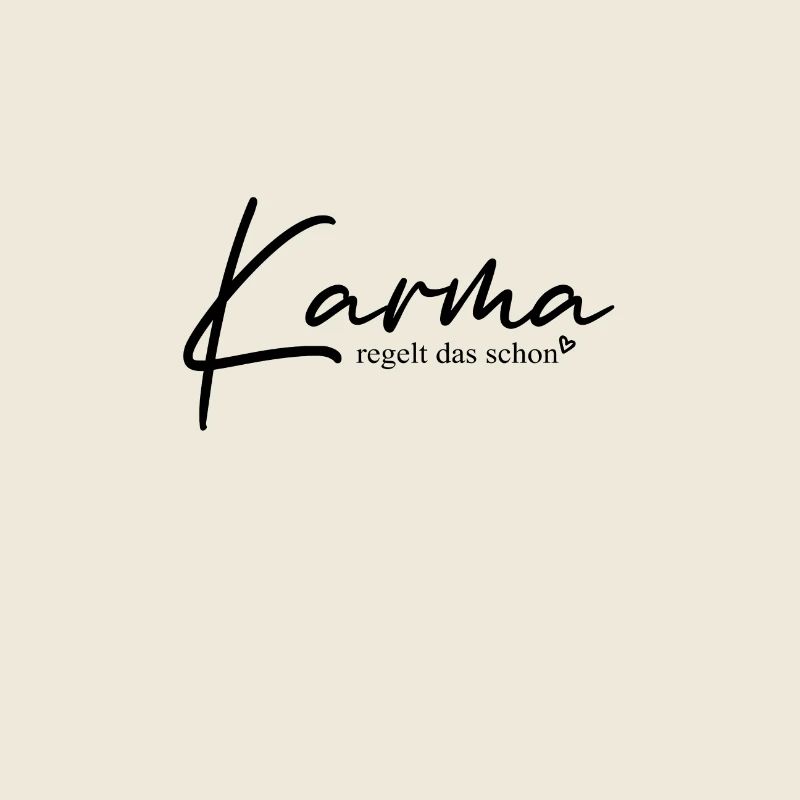 Karma regelt das schon