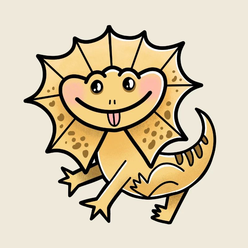 Rüschenhals-Eidechse