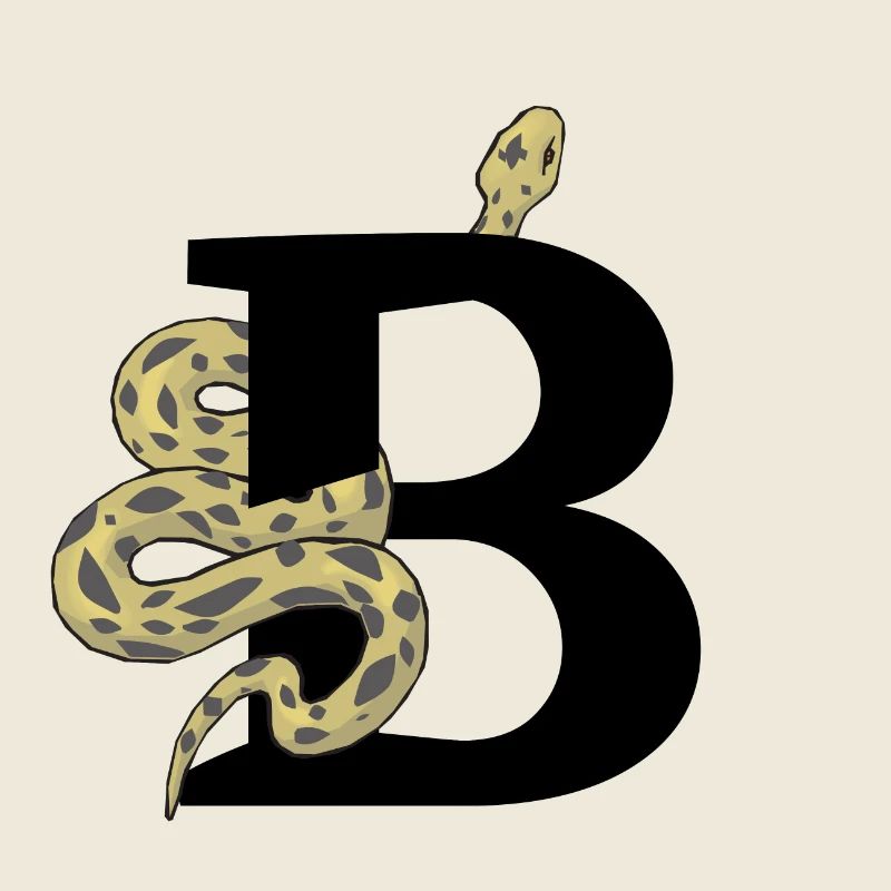 Lettre b serpent